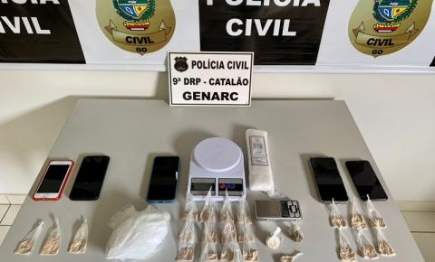 Polícia Civil deflagra Operação Corujão  e prende três pessoas em Catalão 