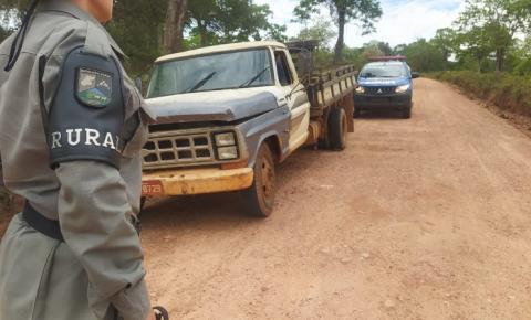 Batalhão Rural -  COC aprende menor conduzindo veículo com queixa de furto em zona rural de Corumbaíba 
